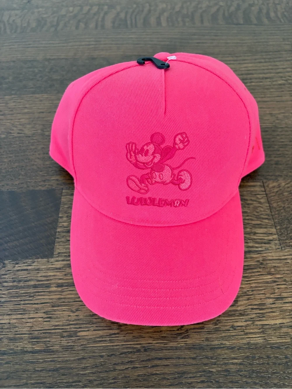 NWT LuLuLemon Hot Pink Mickey Disney Baseball Cap